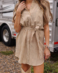 The Donna Button Down Shirt Dress