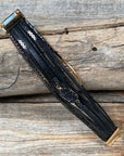 Black Stone and Leather Fashion Bracelet XI134