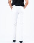 Holt Men's White Boot Cut Jeans