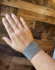 4 mm Hematite stretch bracelet