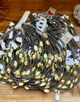 5 Magnesite Lemon Turquoise Choker And Sterling Silver Pearls