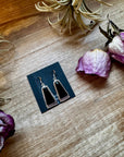 Sterling Silver Pearl & Black Onyx Dangle Earrings