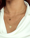 Multi-layered Round Pendant Necklace