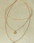 Multi-layered Round Pendant Necklace