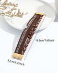 Brown Glittering Heart Accent Multi-layer Vintage Bracelet