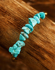 Gold Turquoise Beading Adjustable Bracelet