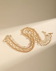 5pcs Layered Chain Collarbone Necklaces Set