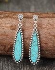 Vintage Bohemian Turquoise Earrings