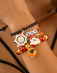 Halloween Beaded Bracelet