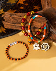 Halloween Beaded Bracelet