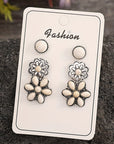 3 Piece Set Western Stud Earrings