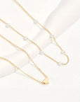 Heart and Pearl Detail 2pcs Layered Necklace