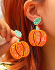 Halloween Pumpkin Earrings