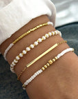 Tiny Beaded Multi Layer Bracelet Set