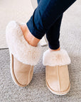 Molly Plush Suede Winter Home Slippers