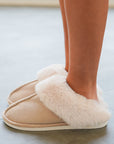 Molly Plush Suede Winter Home Slippers