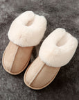 Molly Plush Suede Winter Home Slippers