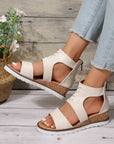 Nora Crisscross Hollowed Gladiator Sandals