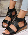 Nora Crisscross Hollowed Gladiator Sandals