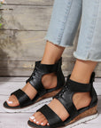 Nora Crisscross Hollowed Gladiator Sandals