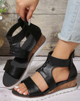 Nora Crisscross Hollowed Gladiator Sandals