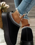 Jade Suede Plush Lined Snow Boots