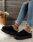 Jade Suede Plush Lined Snow Boots