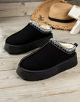 Jade Suede Plush Lined Snow Boots