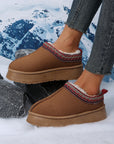 Jade Suede Plush Lined Snow Boots