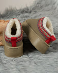 Jade Suede Plush Lined Snow Boots