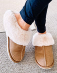 Molly Plush Suede Winter Home Slippers