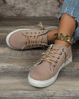 Mallory Criss Cross Slip On Canvas Flats