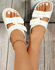 Double-buckle EVA Slippers