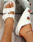 Double-buckle EVA Slippers