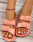 Double-buckle EVA Slippers