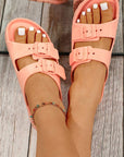 Double-buckle EVA Slippers