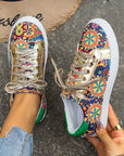Daniella Floral Patchwork Shoes