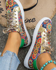 Daniella Floral Patchwork Shoes