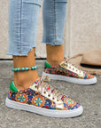 Daniella Floral Patchwork Shoes