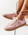Raina Two Tone Lace-up Sneakers