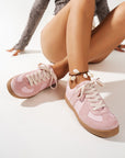 Raina Two Tone Lace-up Sneakers