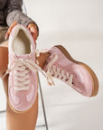 Raina Two Tone Lace-up Sneakers