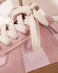 Raina Two Tone Lace-up Sneakers
