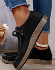 Sutton Thick Sole Lace-up Casual Shoes