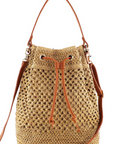 Noah Woven Bucket Bag