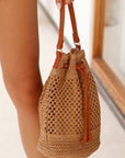 Noah Woven Bucket Bag