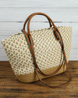 Jaylani Woven Tote Bag