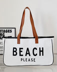 Ryan Beach Please Canvas Tote