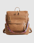 Geometric Crochet Strap Backpack
