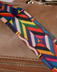 Geometric Crochet Strap Backpack